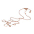 wear the included 18k rose gold delicate beaded chain at 22, 21, 20 inches <span class='visuallyhidden'>Text, call 323-404-2959 for shopping help.</span>